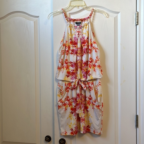 Bisou Bisou Mini multi colored Floral Dress - Size 4 - Picture 3 of 7